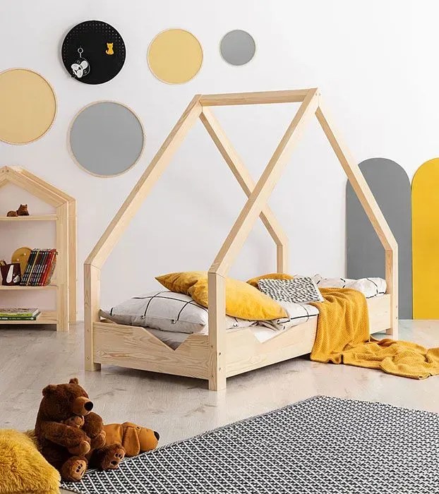 Drewniane łóżko dziecięce K0-K32