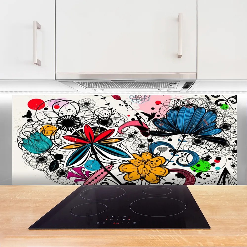 Panel Kuchenny Dynamiczna Kompozycja Kolorów