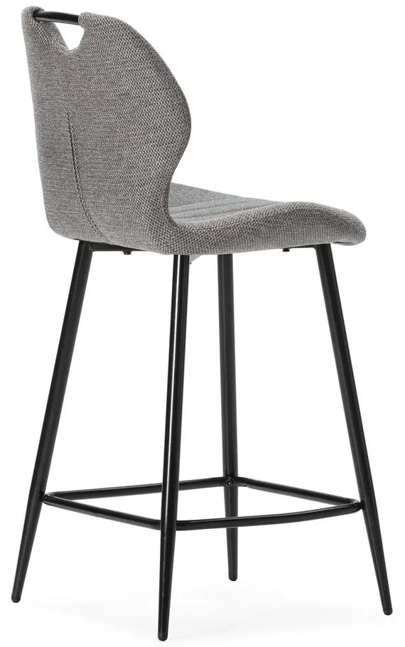 Szare hokery zestaw 2 szt. (wysokość siedziska 65 cm) Muli – Marckeric