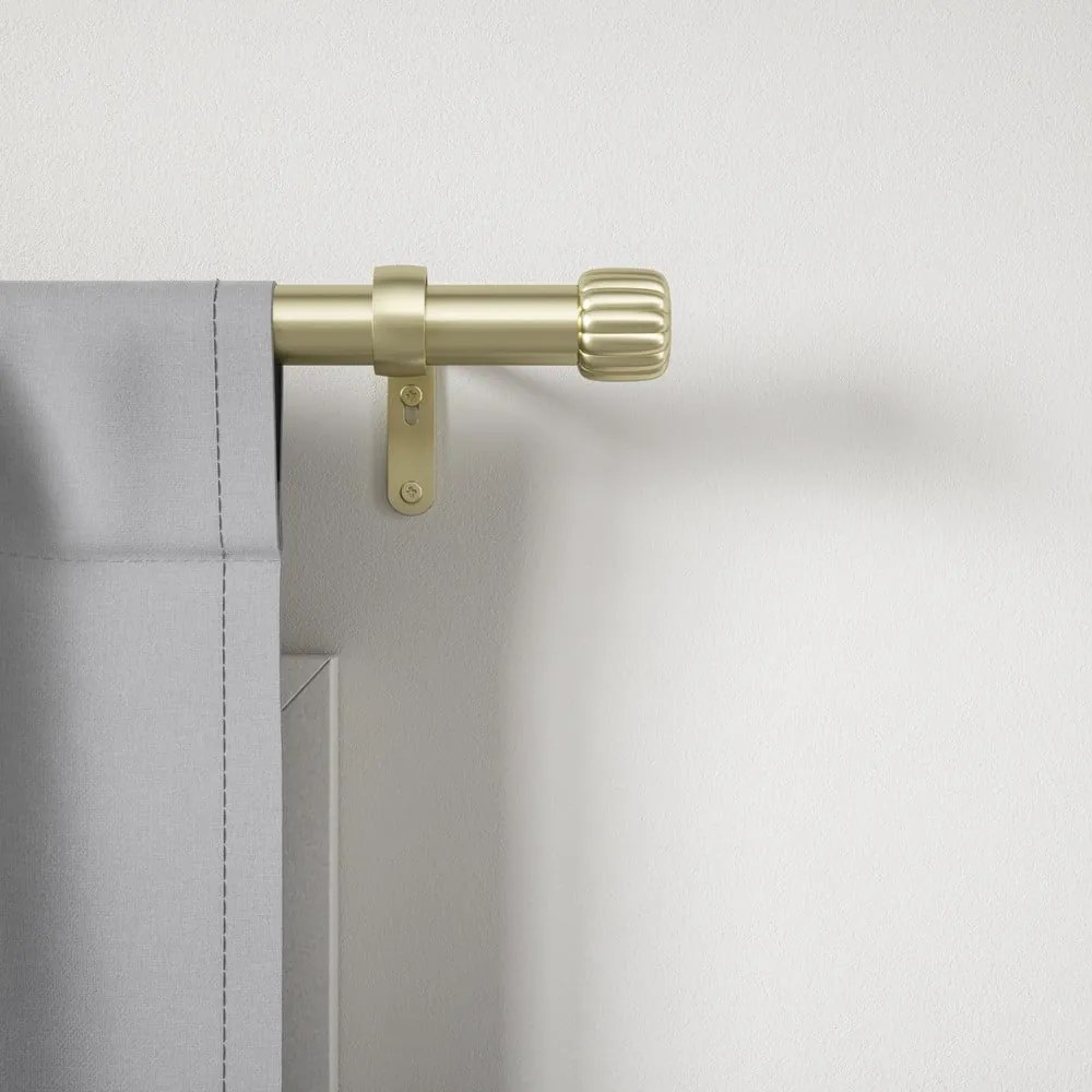Stalowy regulowany karnisz w kolorze złota 91 - 168 cm Cleo – Umbra