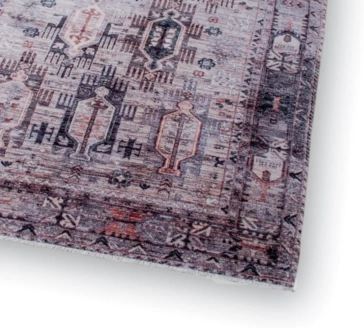 Dywan bawełniany Pescara boho szary 160 cm x 230 cm