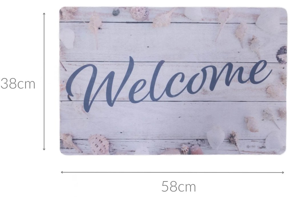 Wycieraczka pod drzwi WELCOME, 58 x 38 cm