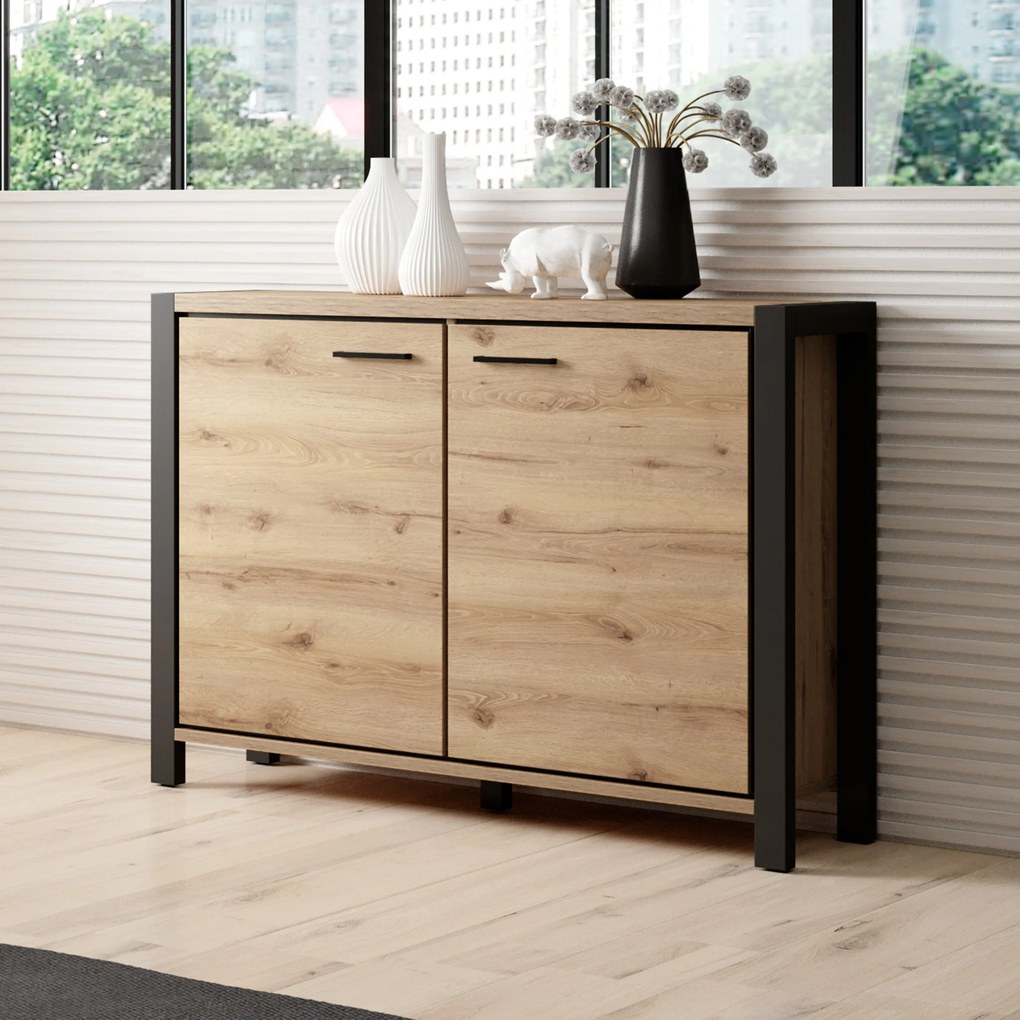 Komoda ATTIVO 112 cm do Salonu Sypialni Dąb