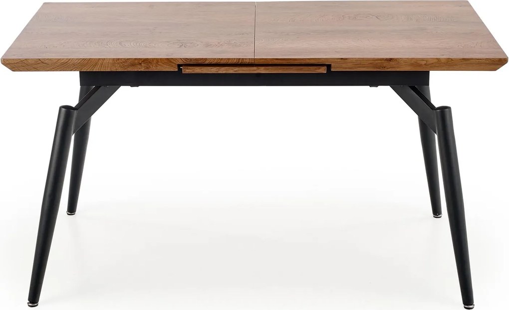 Loftowy stół z rozkładanym blatem na czterech nogach Cambell