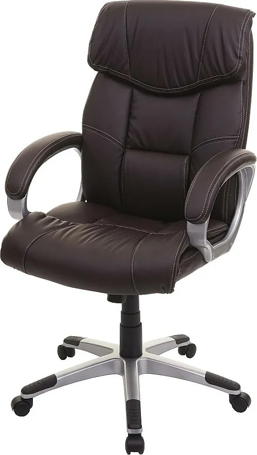 Krzesło biurowe MCW-A71,  kawowo-brązowy