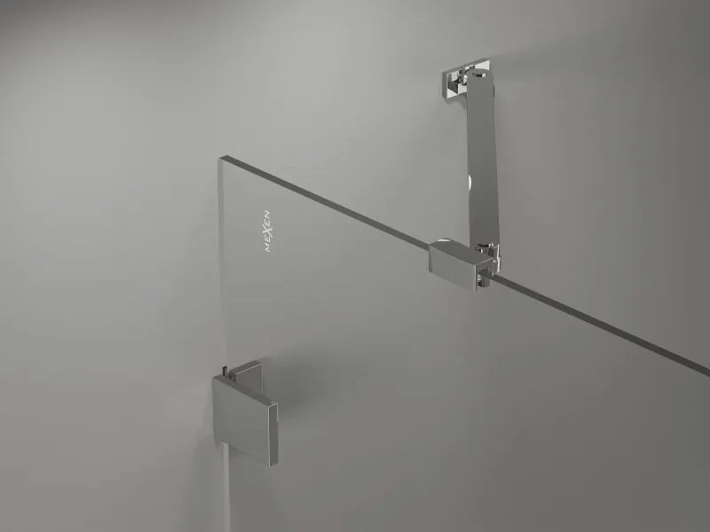 Mexen Lunar parawan nawannowy 1-skrzydłowy 60 x 150 cm, transparent, chrom - 897-060-000-01-00