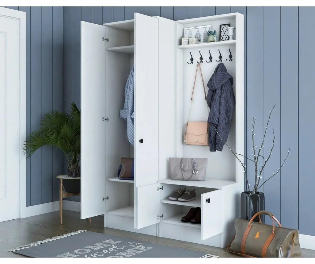 Zestaw do przedpokoju Mie White