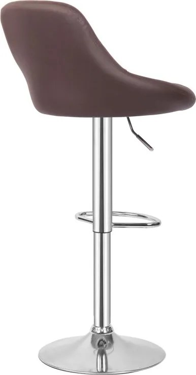 MIADOMODO Stołek barowy 2 szt, bez podłokietnika, brązowy