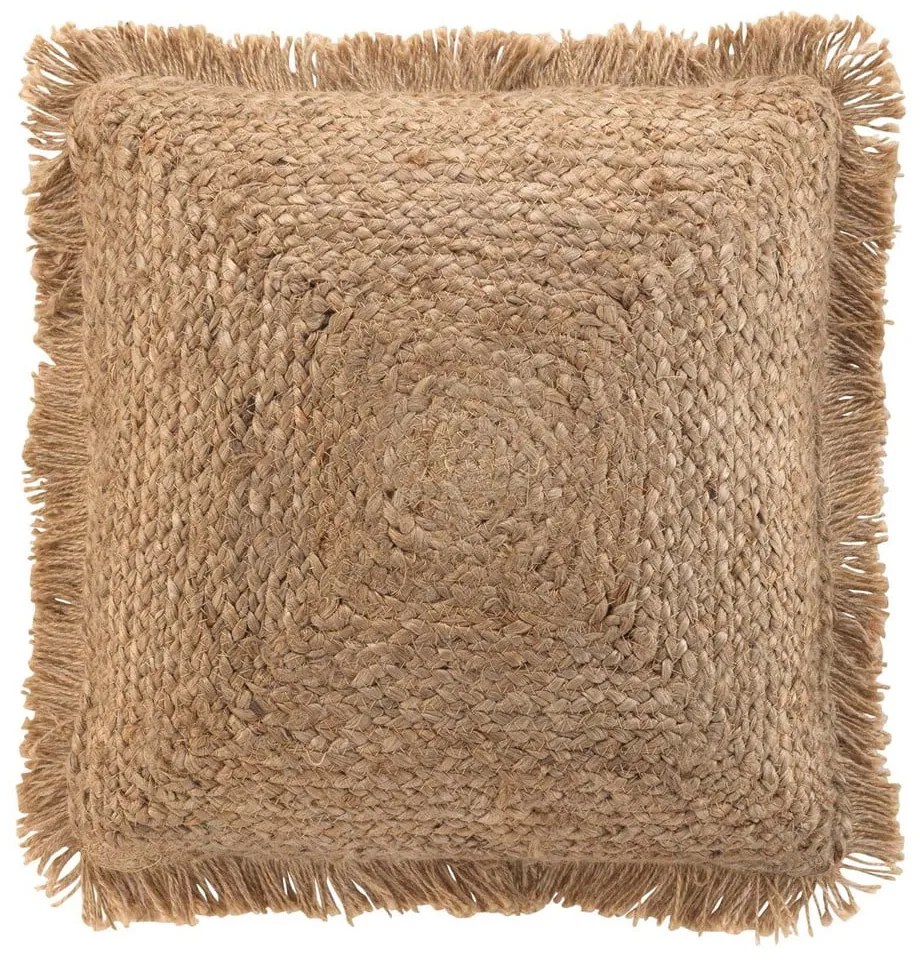 Poduszka dekoracyjna z juty 45x45 cm Jutana – douceur d'intérieur