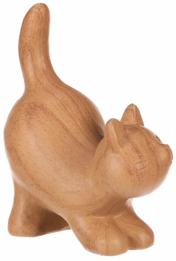 Dekoracja Figurka kota, żywica poliestrowa, 12 x 7x 13 cm