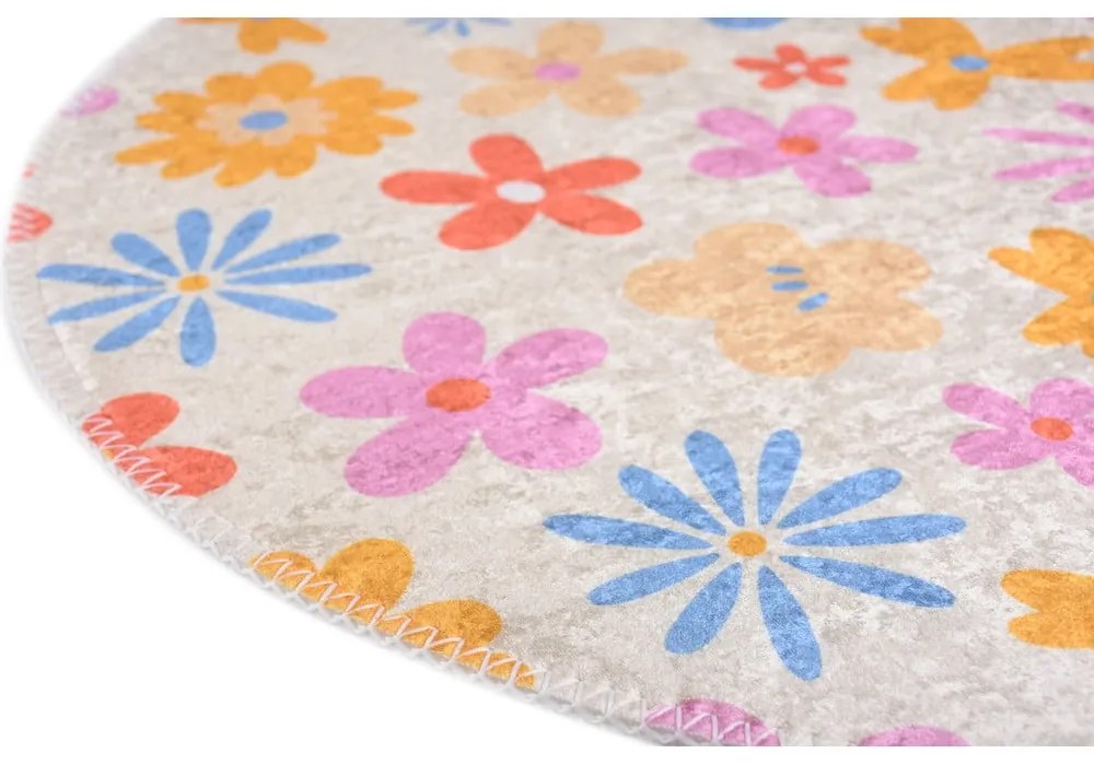 Dywan dziecięcy odpowiedni do prania ø120 cm Joyfull Garden – Vitaus