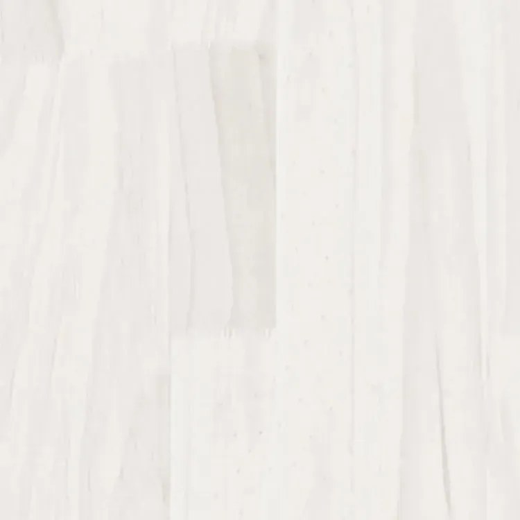 Białe drewniane łóżko 120x200 cm - Selvis 4X