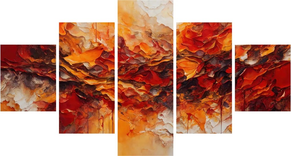 Obraz - Abstrakcja (125x70 cm)