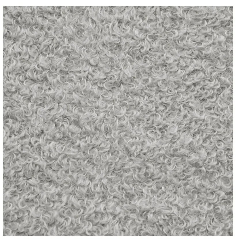 Jasnoszary worek do siedzenia z materiału bouclé Sofa Snug – SLOWDOWN