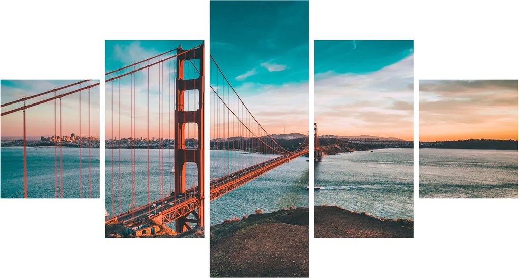 Obraz - Golden Gate, San Francisco (125x70 cm)
