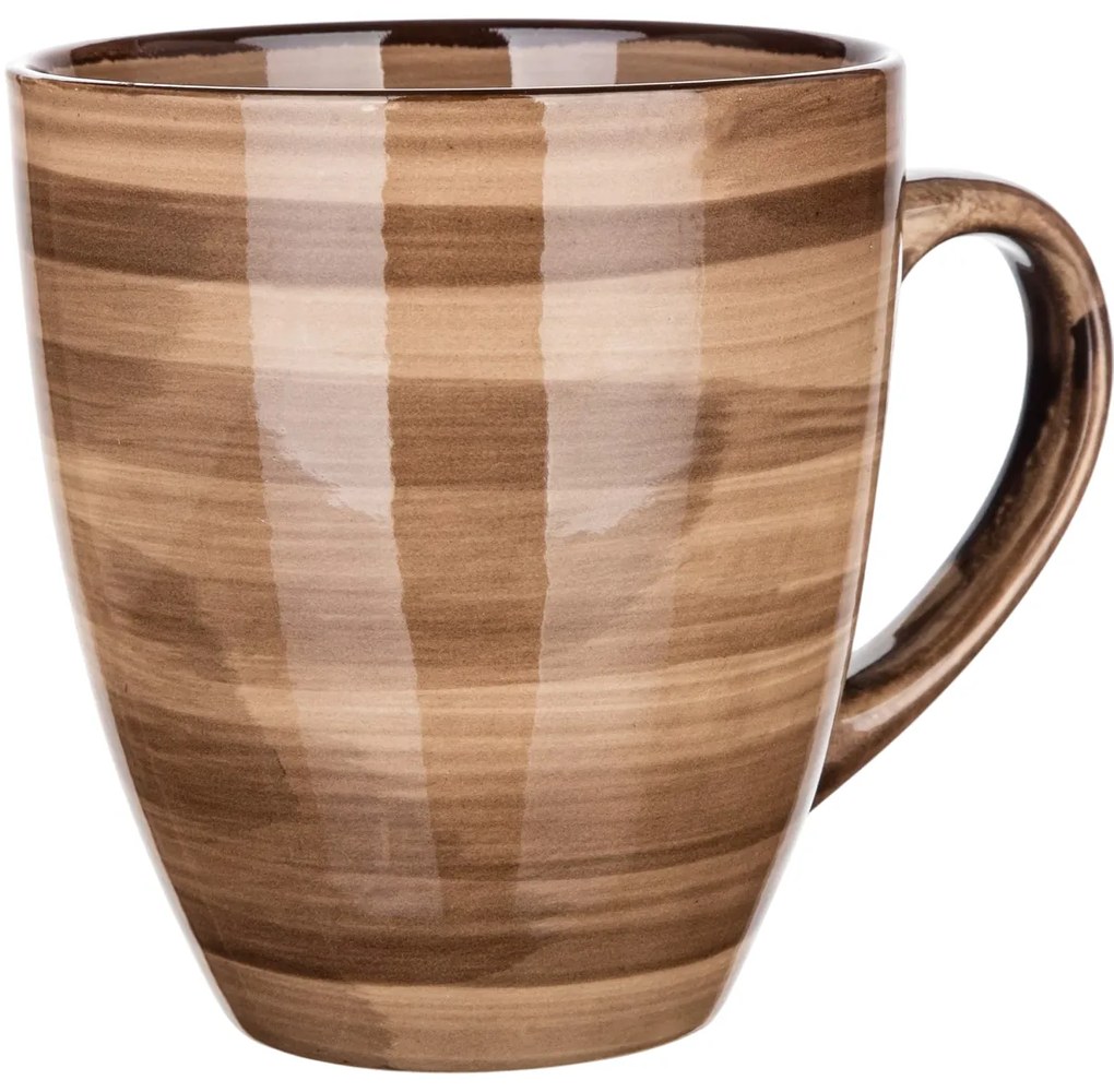 Banquet Zestaw 6 kubków Palas 400 ml, brązowy