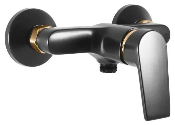 RAV Slezák CO181.5CMATZ - Bateria prysznicowa COLORADO czarna/złota