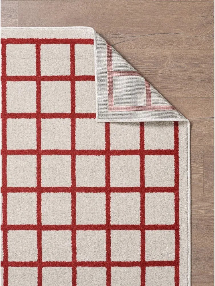 Czerwony/beżowy dywan 120x170 cm Picnic – ESTE