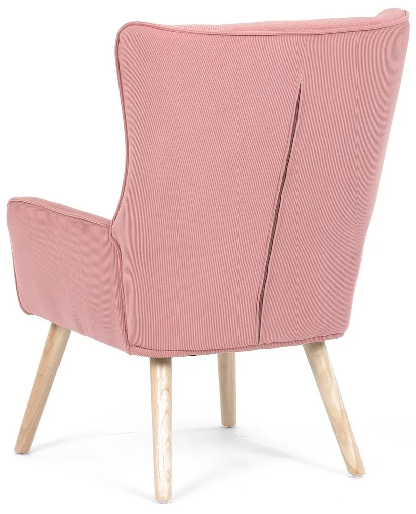 Fotel na uszach PINK2, różowy