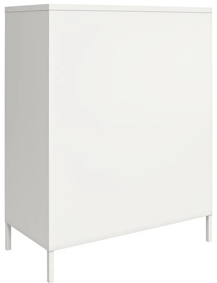 Biała metalowa szafka 40x102x80 cm Mission District – Støraa