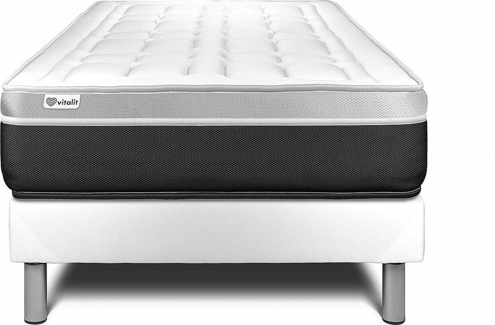 lózka z materacem VITAL SOFT 120 x 190 cm Rama lózka Bialy