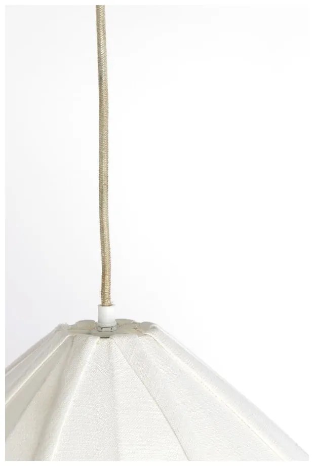 Kremowa lampa wisząca ø 49 cm Zubeda – Light &amp; Living