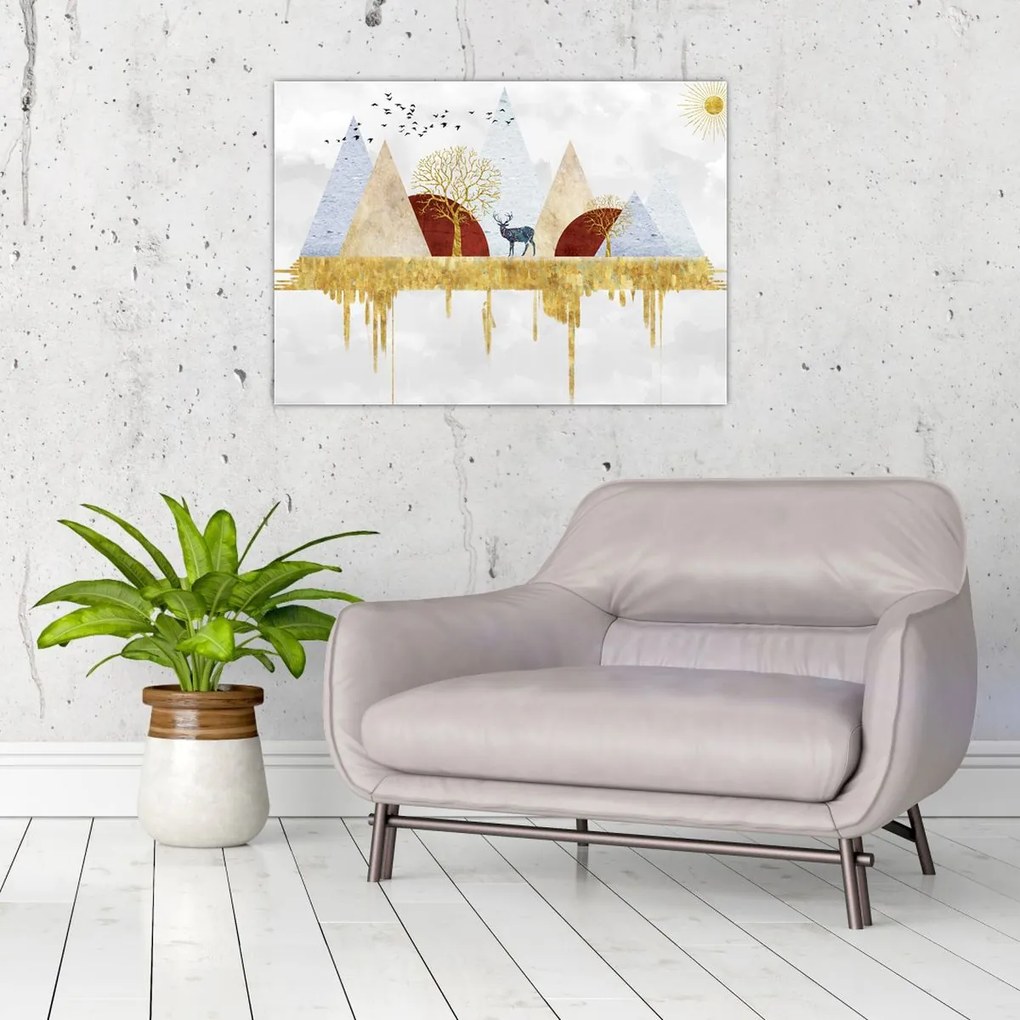 Obraz na szkle - Wystrój (70x50 cm)