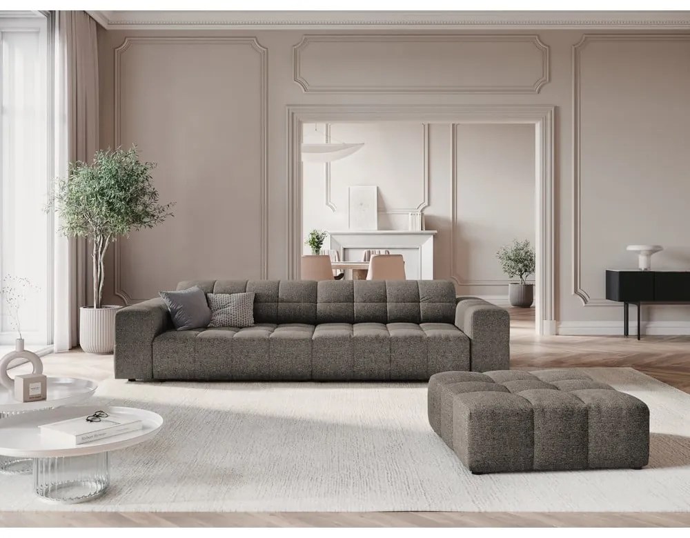 Ciemnoszara sofa 244 cm Chicago – Cosmopolitan Design