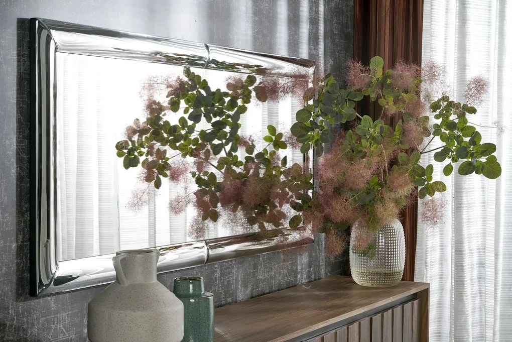 Lustro dekoracyjne ABISSO 72x162cm srebrne HALMAR