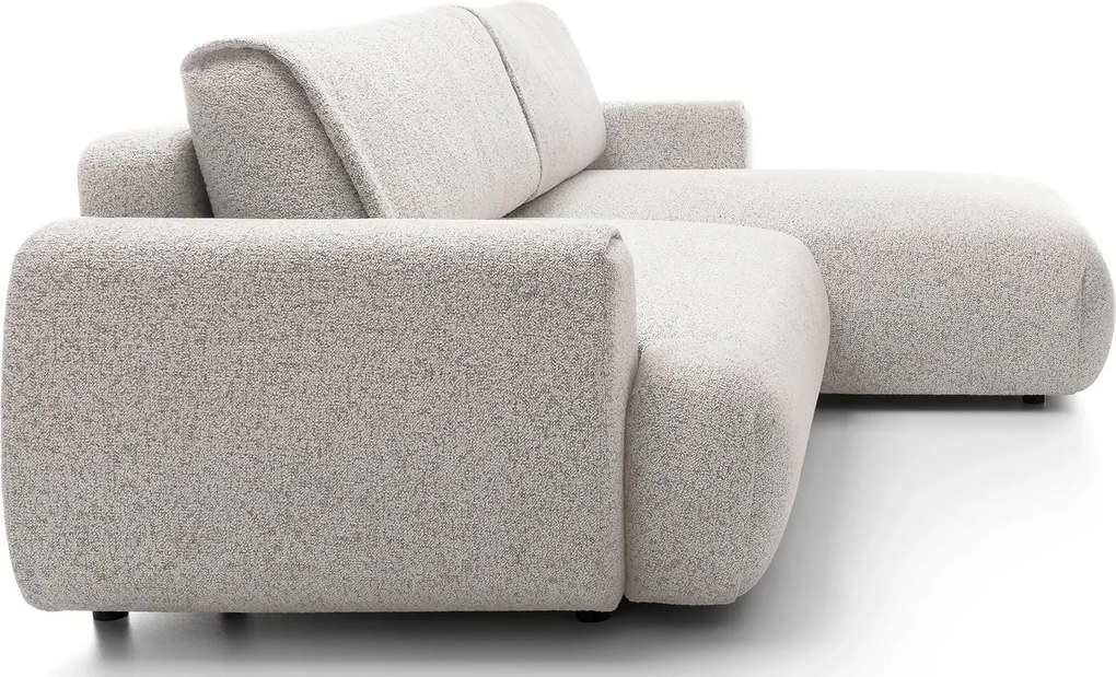 Jasnoszary narożnik nowoczesny rozkładany F4-F08