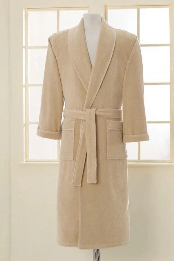 Męski szlafrok LORD Ciemnofioletowy S