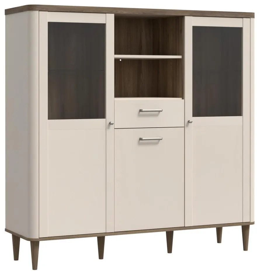 Witryna VIRO brązowa/beżowa