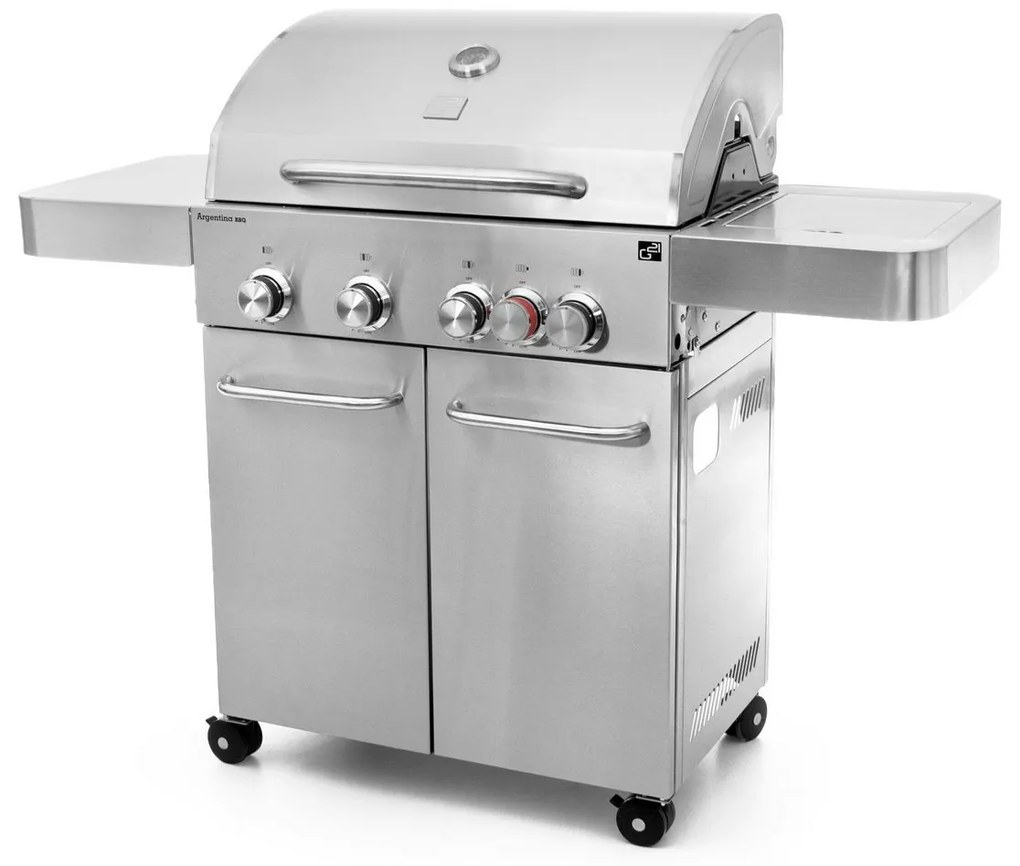 Grill gazowy G21 Argentina BBQ Premium line, 5 palników + gratis reduktor ciśnienia