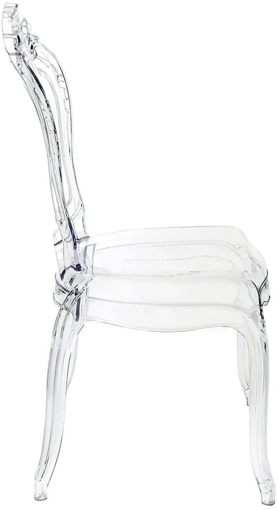 Transparentne krzesło glamour S7-N89