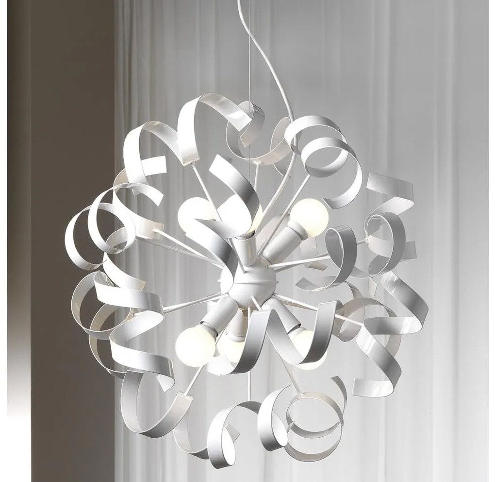 ONLI -  Żyrandol na lince ZOE 6xE14/6W/230V biały