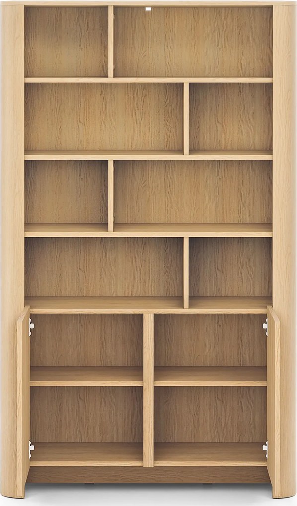 Nowoczesny regał do przechowywania dąb vicenza F4-Z48