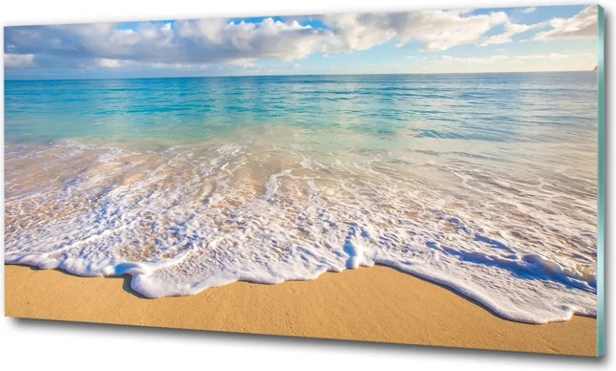 Foto obraz szkło hartowane Hawajska plaża
