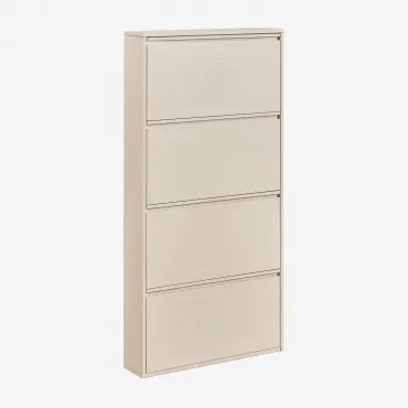 Stojak Na Buty Logan Steel Kremowa Tapioca & 4 Drzwi - Sklum