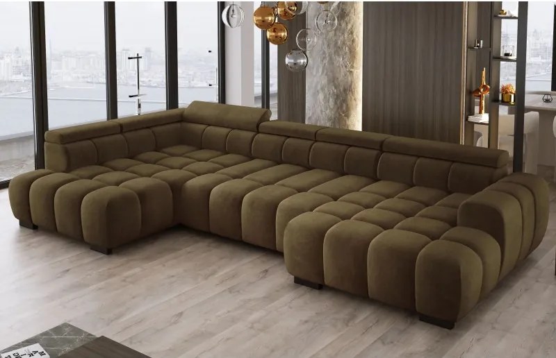 Narożnik BULL XL Lewostronny z elektryczną funkcją regulacji tkanina Salvador 10 WERSAL