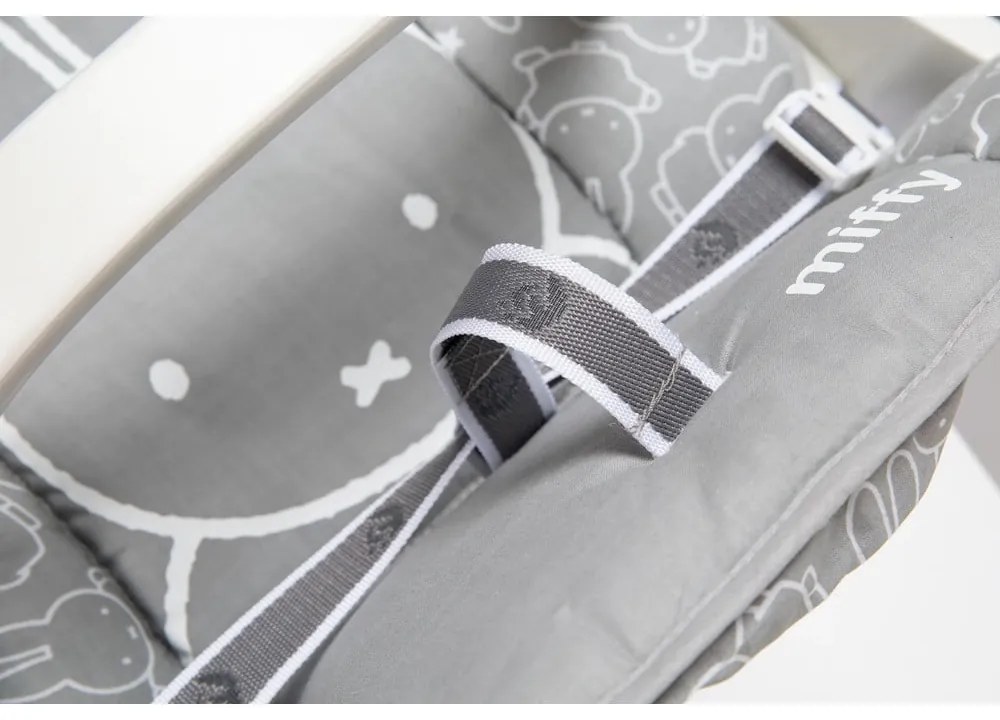 Szara wkładka do krzesełka do karmienia Miffy – Roba