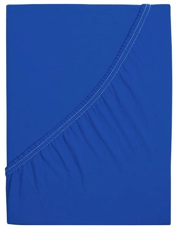 4Home prześcieradło jersey Ideal królewski niebieski, 200 x 200 cm