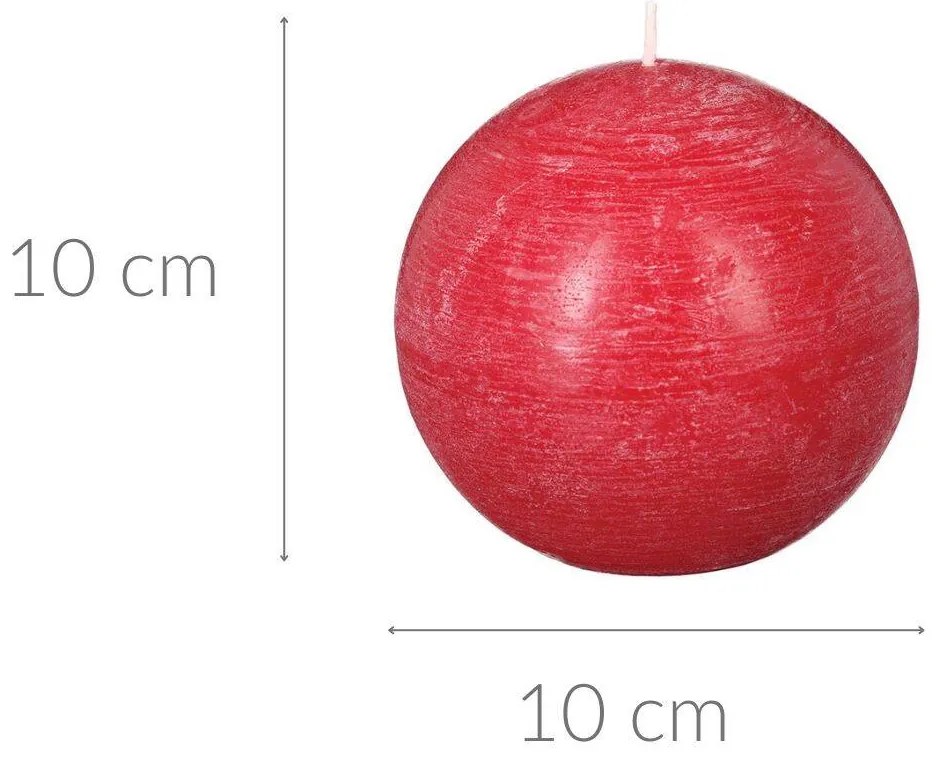 Świeca ozdobna OLIA, Ø 10 cm