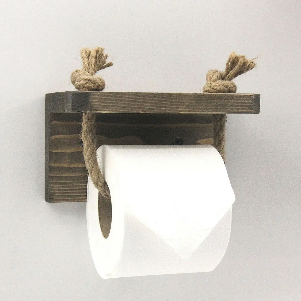 Uchwyt na papier toaletowy Acel Walnut