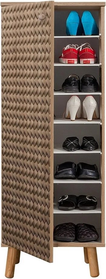 Szafka na buty Mega Sonoma Oak Rattan