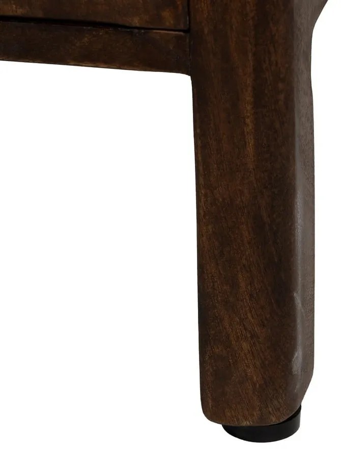 Brązowa komoda z litego drewna mango 190x86x40 cm Kurt – Ixia