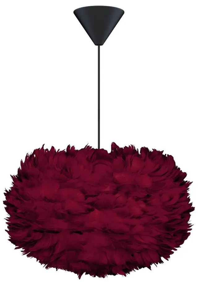 Bordowy abażur ø 45 cm Eos medium – UMAGE