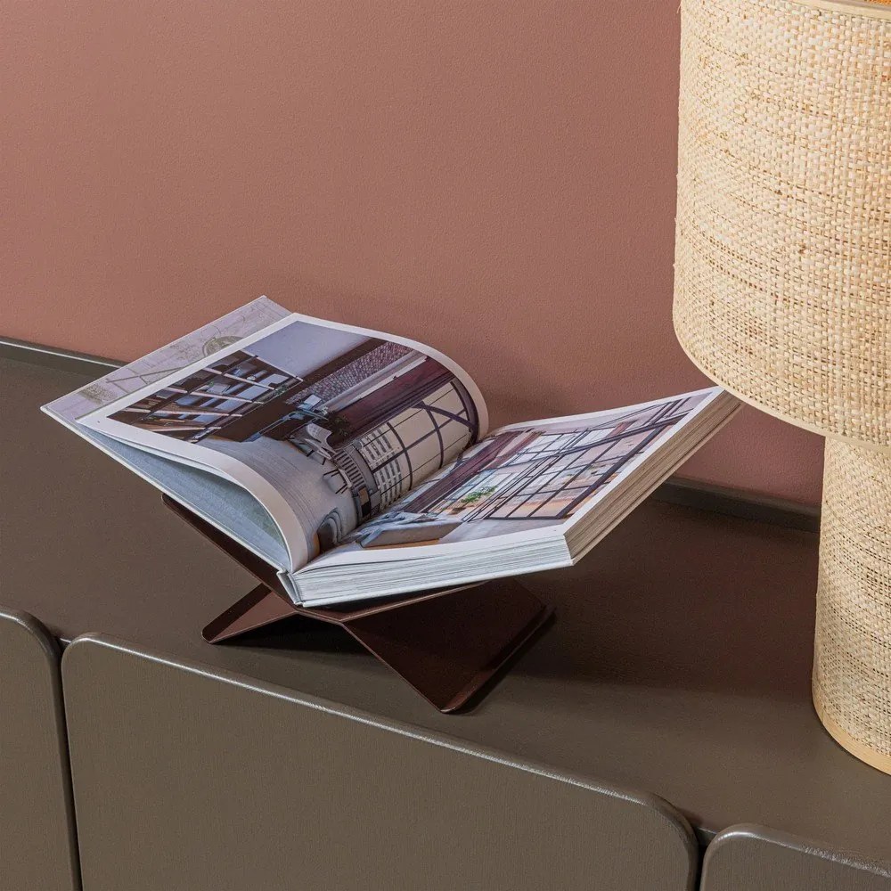 Metalowy stojak na książkę kucharską Brook – WOOOD