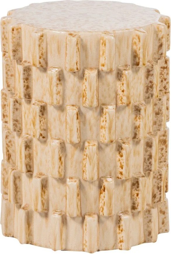 Okrągły stolik ceramiczny ø 35 cm Axu – WOOOD