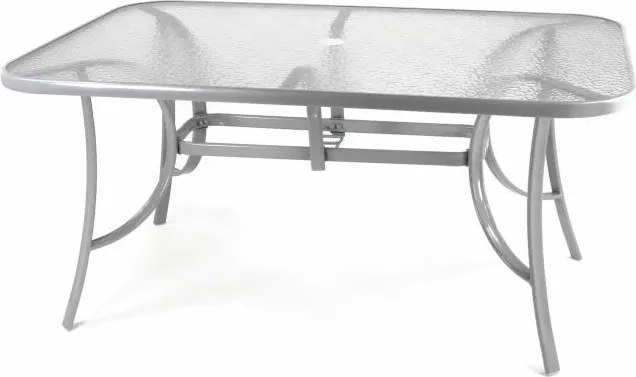 Stół ogrodowy szklany Garth 150 x 89 x 72 cm