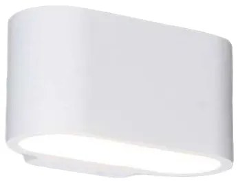 Nowoczesna lampa ścienna biała płaska - Gipsy Arles Nowoczesny Oswietlenie wewnetrzne